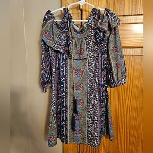 Girls off the shoulder dress